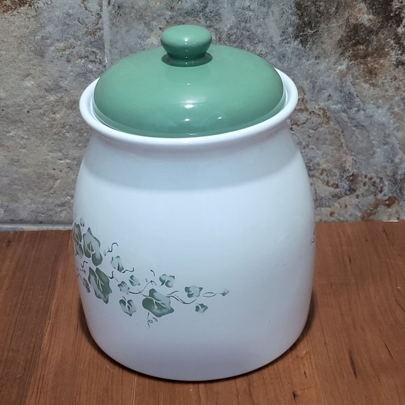 VTG Jay Import Canister Ivy Callaway Pattern 9.5 In # 5 - Picture 12 of 13